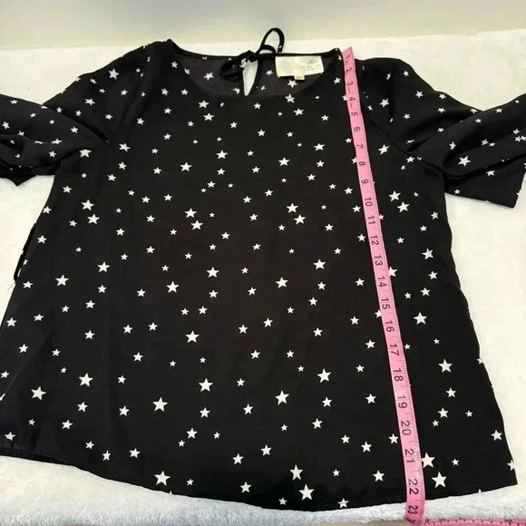 J.O.A‎ Los Angeles Stars Ruffle Blouse size s - Picture 11 of 11